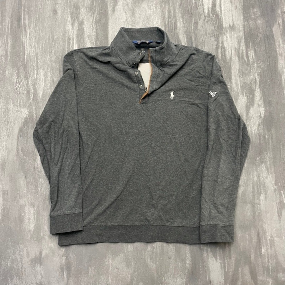 Polo Ralph Lauren 1/4 Zip Pullover Mens XL Gray Polo Golf